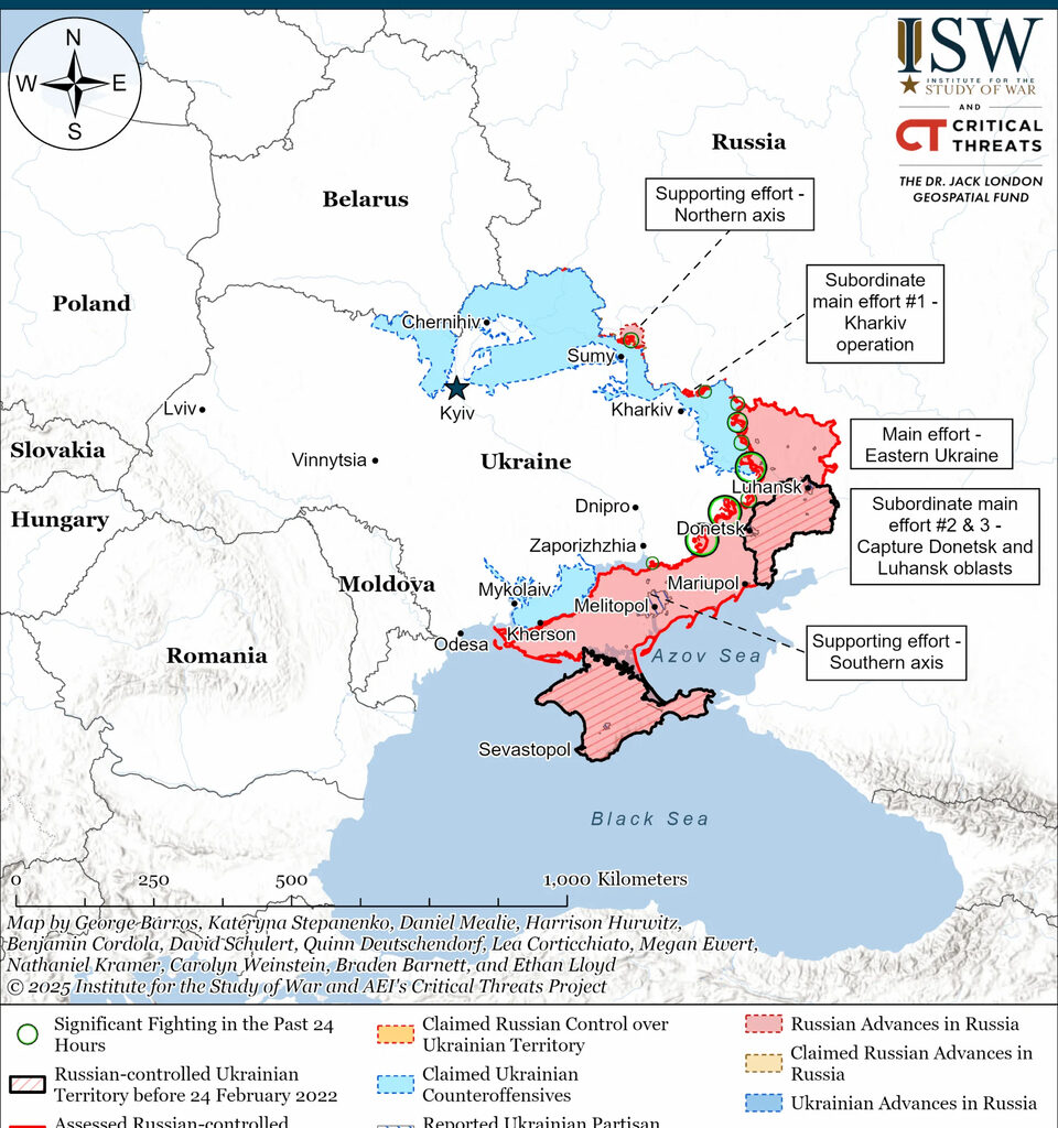 ISW Russian Offensive Campaign Assessment, Map and Update, October 12, 2025