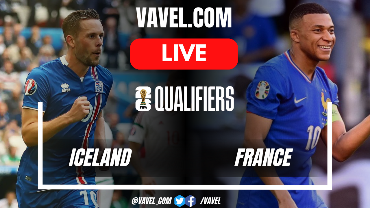 Iceland vs France LIVE Score Updates in 2026 World Cup Qualifiers Match Iceland vs France LIVE Score Updates in 2026 World Cup Qualifiers Match