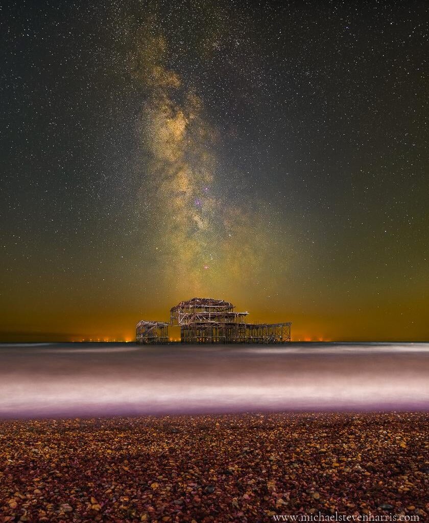Milky Way over the West Pier - Shortlisted in the British Photography Awards 2025 ✨