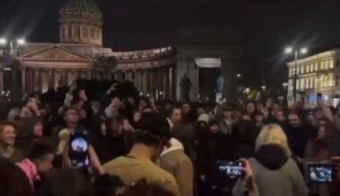 Russian teen arrested for leading hundreds in singing banned song calling for Putin to be overthrown