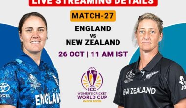 Where to Watch 27th Match – England Women vs New Zealand Women? Live Streaming Details