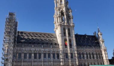 World famous Brussels City Hall. Own composition.