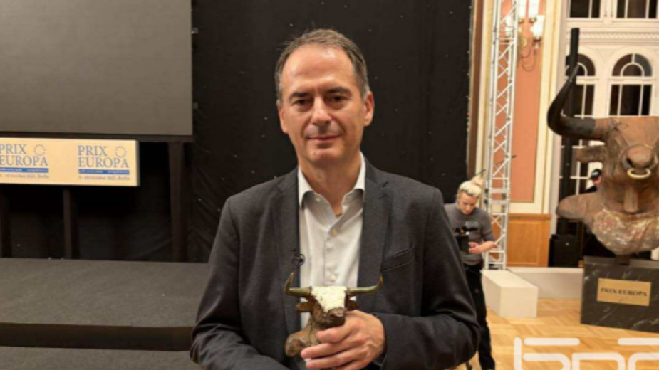 Bulgaria's Christo Grozev receives European Journalist of the Year award at PRIX EUROPA festival