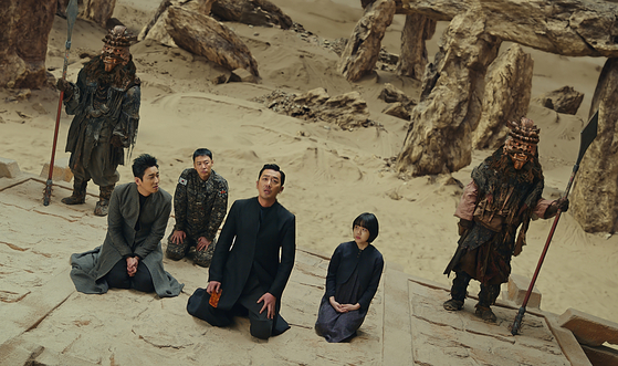 A still from film ″Along with the Gods: The Last 49 Days″ (2018), the second installment of the ″Along with the Gods″ franchise; The film is an adaptation of a webtoon of the same name by cartoonist Joo Ho-min. [LOTTE ENTERTAINMENT]