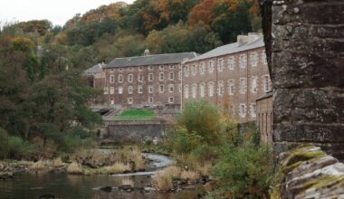 Day out at New Lanark and a short walk to the Falls of Clyde