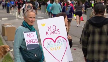 "No Kings" rallies make their mark throughout the Baltimore area