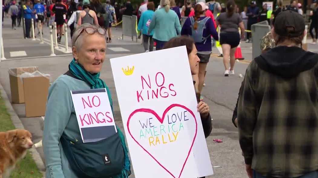 "No Kings" rallies make their mark throughout the Baltimore area