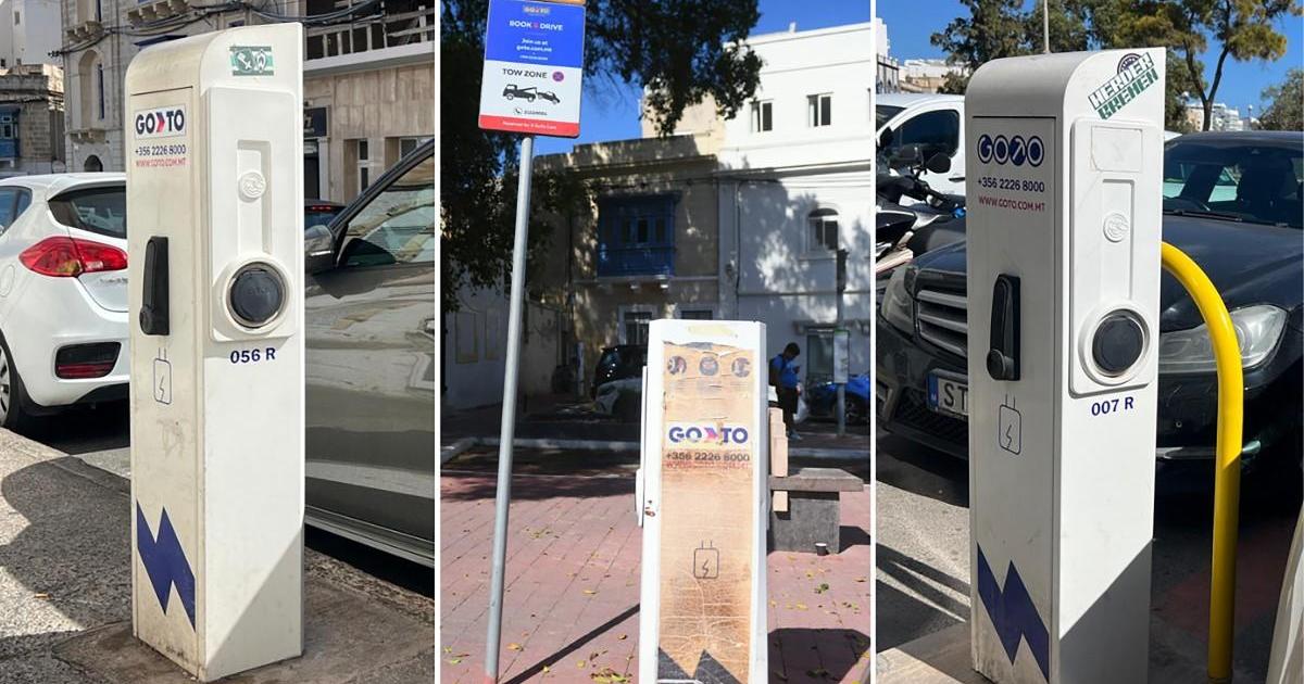 Car charging pillars left unused three years after GoTo shutdown