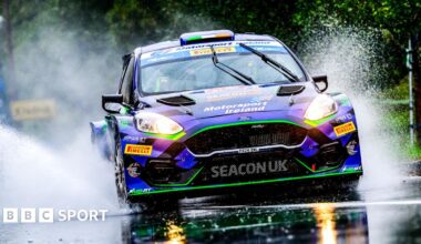 Jon Armstrong and Shane Byrne in action at Rally Croatia