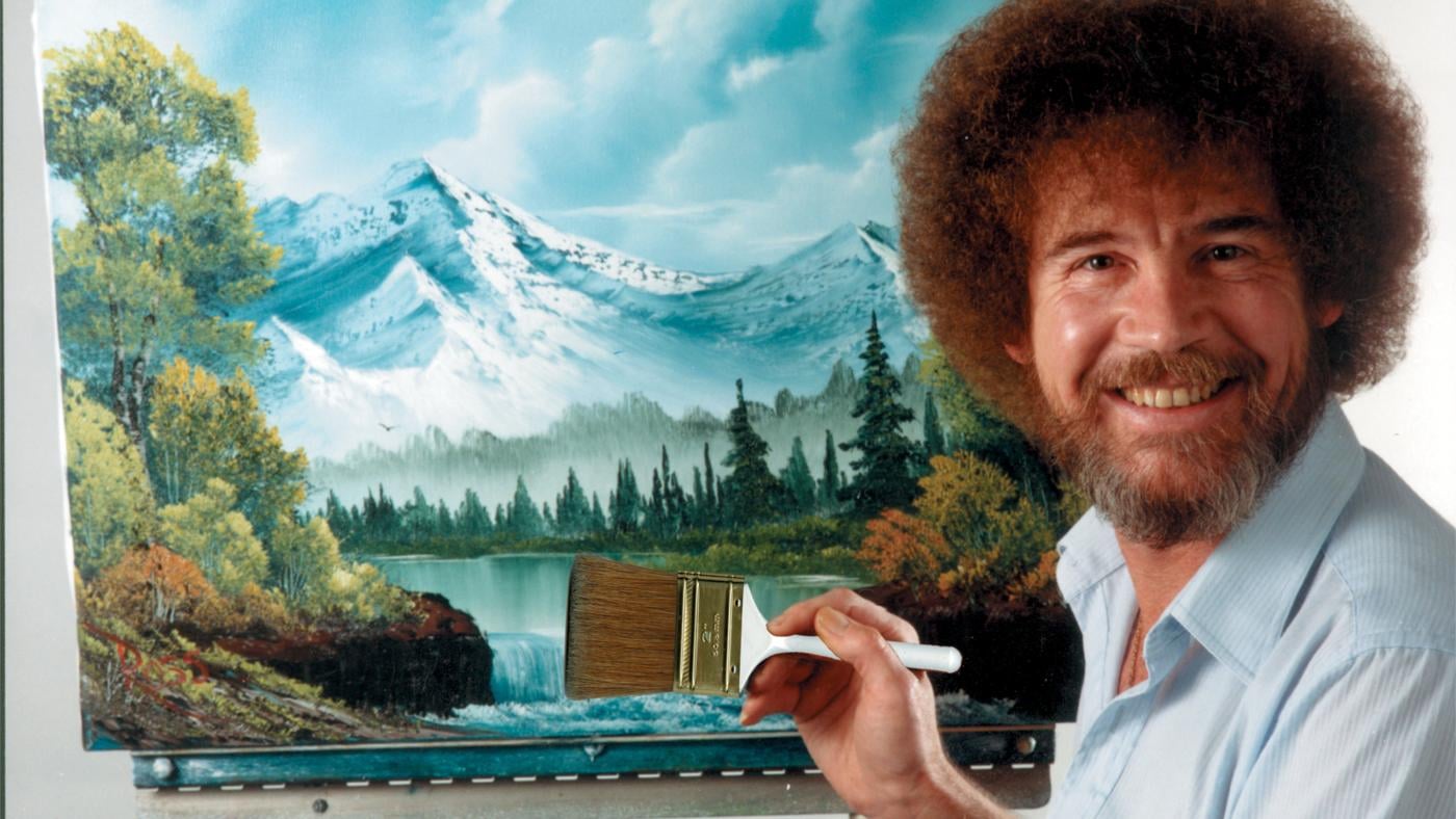 Dozens of Bob Ross paintings will be auctioned to help public TV after funding cuts