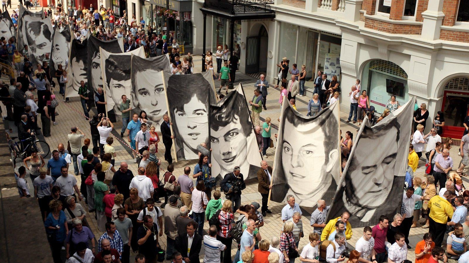 Bloody Sunday trial told of moment schoolboy shot in face