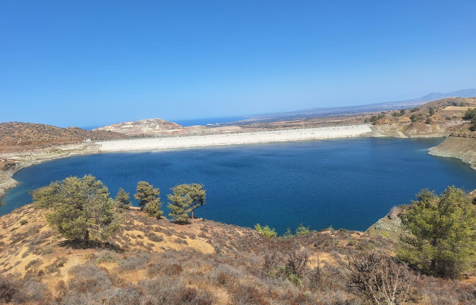 cover A dam full of water going to waste