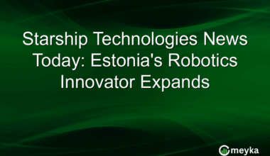 Starship Technologies News Today: Estonia's Robotics Innovator Expands