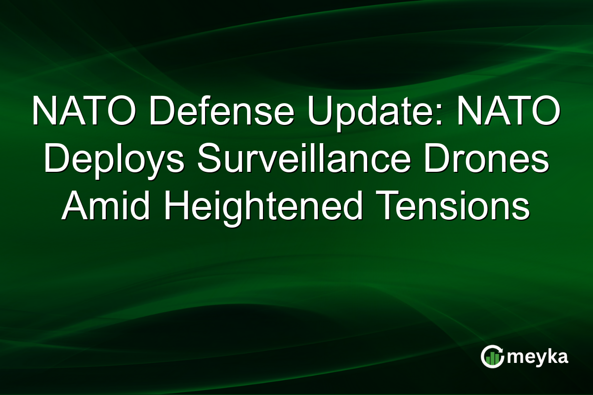 NATO Defense Update: NATO Deploys Surveillance Drones Amid Heightened Tensions