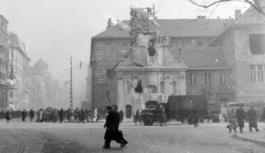 The Saint Rókus Chapel on Rákóczi Street in Budapest in 1956  PHOTO: Fortepan / Fortepan