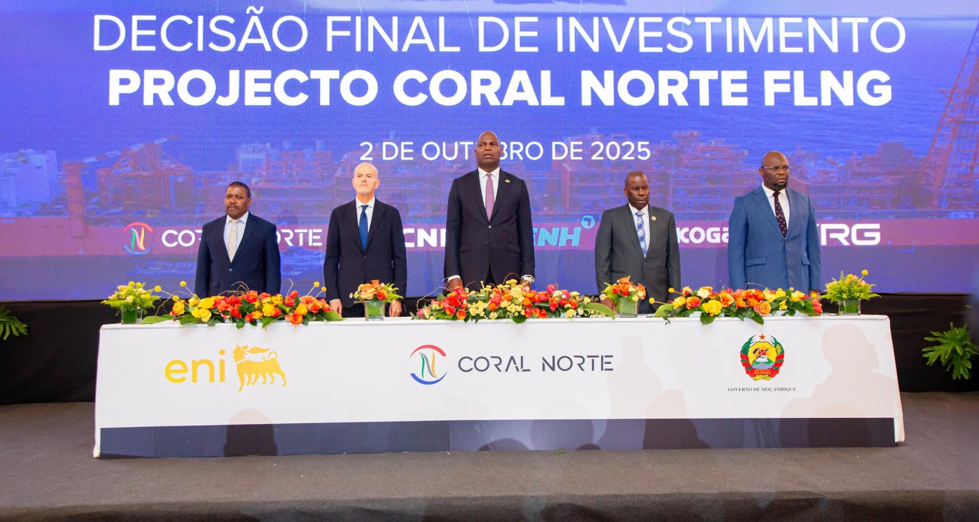 Eni Develops Coral North FLNG Project Offshore Mozambique