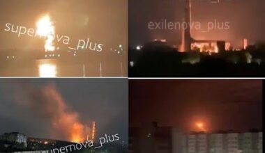Huge Drone Strikes on Russia: Feodosia Oil Depot, Chemical Plant & Two Thermal Power Plants Hit!