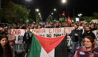 Συγκεντρώσεις διαμαρτυρίας σε Ελλάδα, Βέλγιο και Ιταλία για το ισραηλινό ρεσάλτο στα πλοία του στολίσκου για τη Γάζα (Photos/Video)