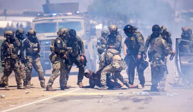 10 anti-ICE protesters arrested for allegedly assaulting officers during raids in Southern California