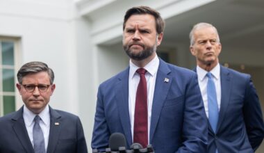 Government shutdown live updates as Vance set to meet with Senate Republicans