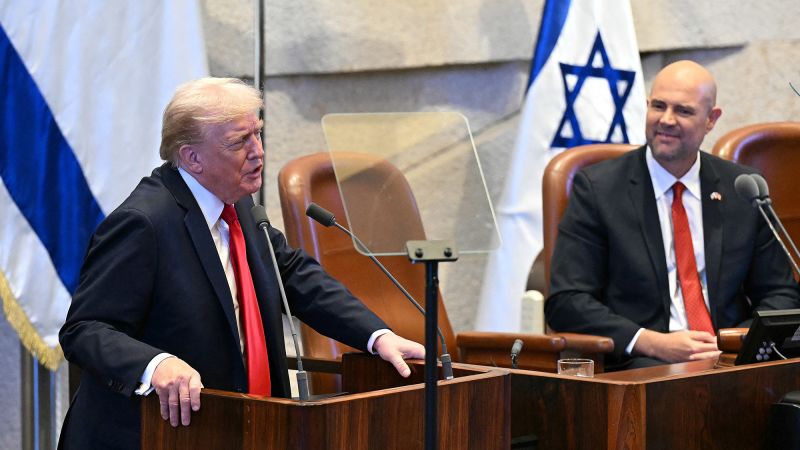 Live updates: Israel-Gaza war; Hostages released as Trump addresses Israeli parliament