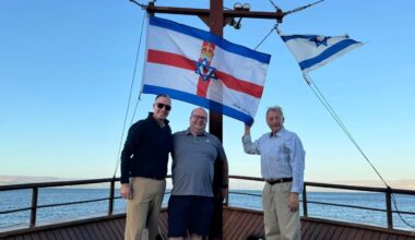 Day 2 on the all expenses paid DUP genocidal jolly