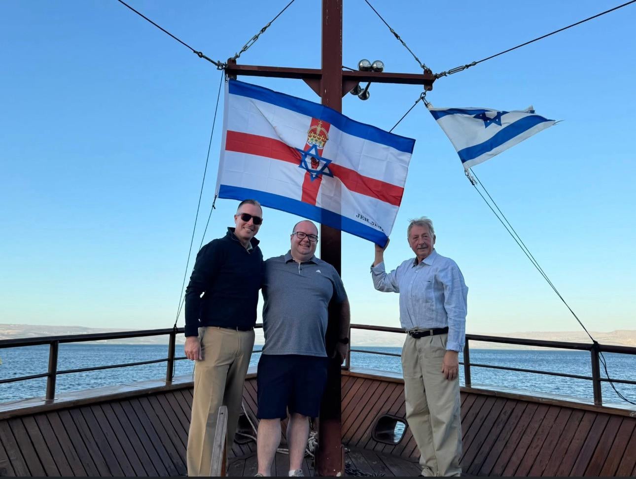 Day 2 on the all expenses paid DUP genocidal jolly