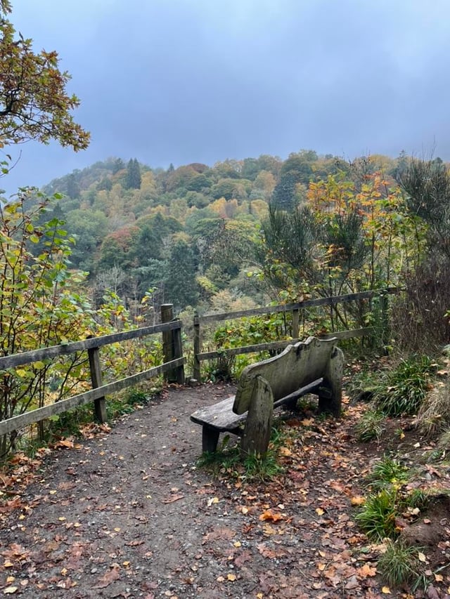 A gloomy autumn morning in Killiecrankie