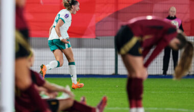 Larkin strikes late as Ireland secure Nations League promotion in Belgium