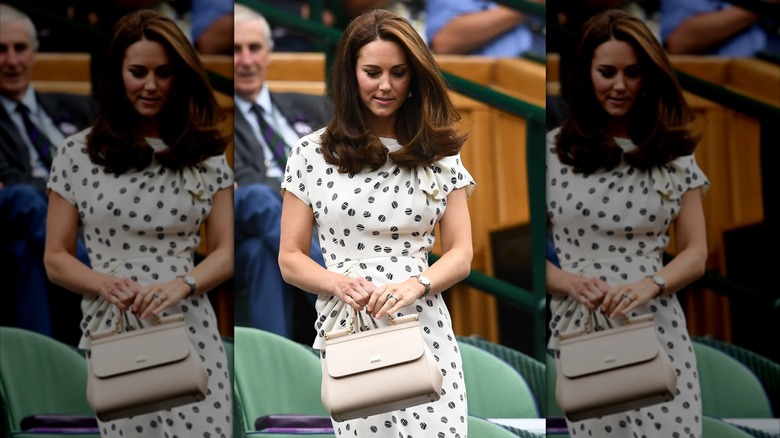 Kate Middleton attending the Wimbledon Games of 2018