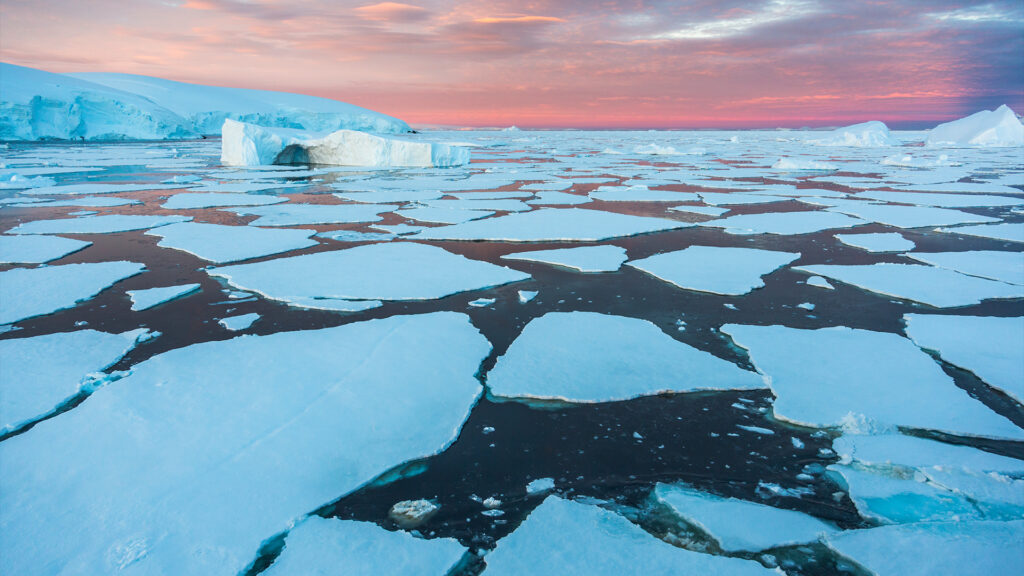 Antarctica ice