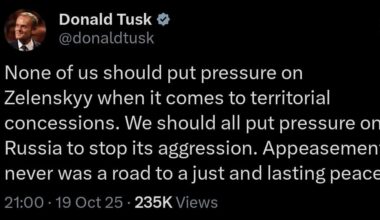 Polish PM Tusk: Stop pressuring Ukraine to surrender land — pressure Russia instead
