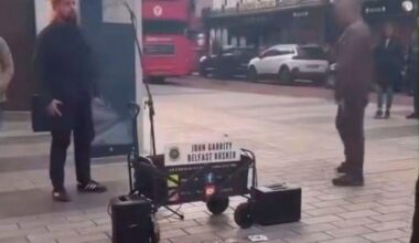 Belfast busker attacked while performing speaks of sadness at city centre turning into ‘pure dump’