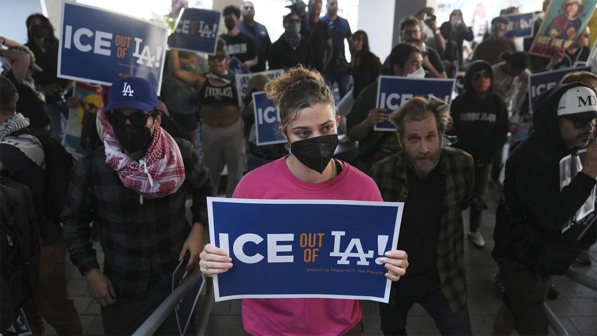 Anti-ICE protest in Los Angeles