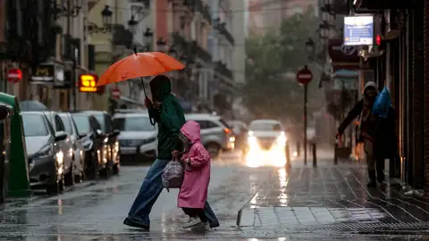  imagen de archivo de una tormenta en Valencia