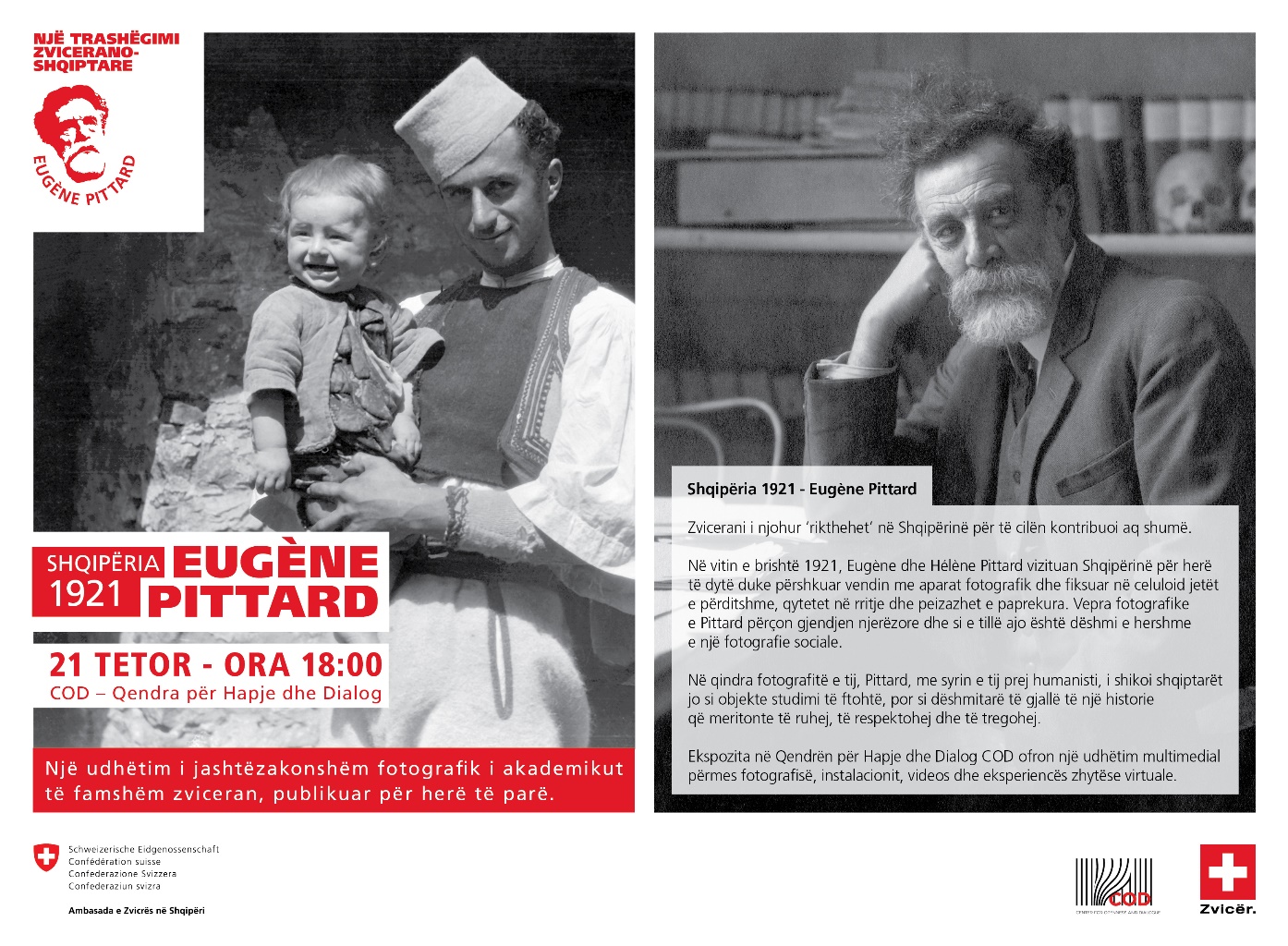 L’exposition " Albanie 1921 " avec les photographies du Suisse Eugène Pittard