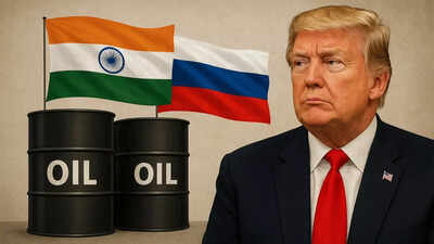 India already faces 50% US tariffs, of which 25% penal tariffs are on account of its crude imports from Russia. (AI image) Trump hits bulls’s eye with US sanctions? Why India, China may stop buying Russian oil - explained