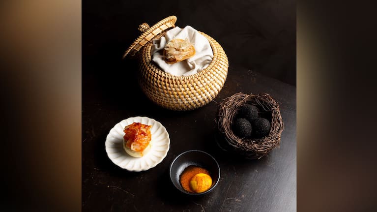 Innovative appetisers at TALA, blending Sāmoan textures and techniques with contemporary flavour.