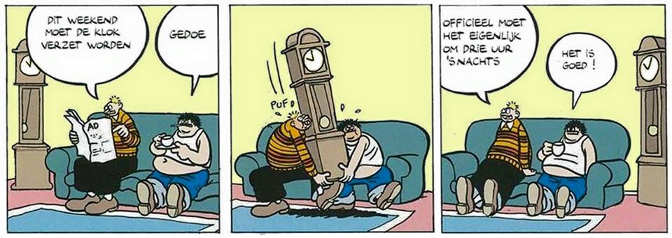 Vergeet niet de klok te verzetten