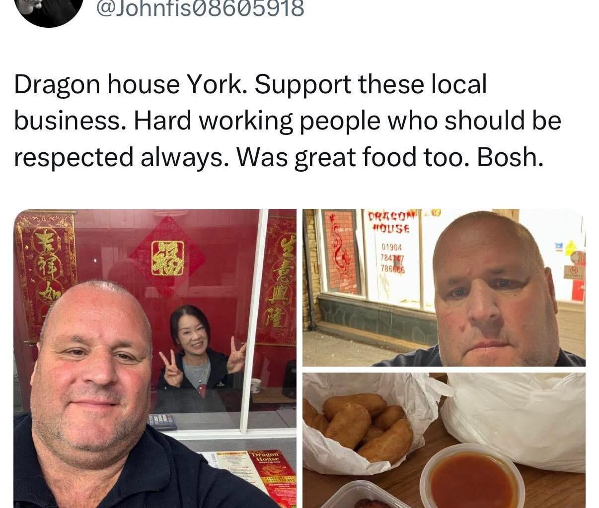 Luv me foreigners, Luv me supporting local businesses, Luv me yummy food, 'ate racialists, Simple as