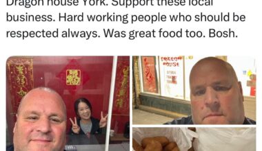 Luv me foreigners, Luv me supporting local businesses, Luv me yummy food, 'ate racialists, Simple as