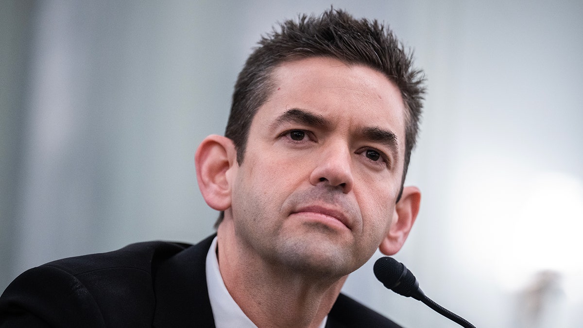 Jared Isaacman during Senate Committee hearing