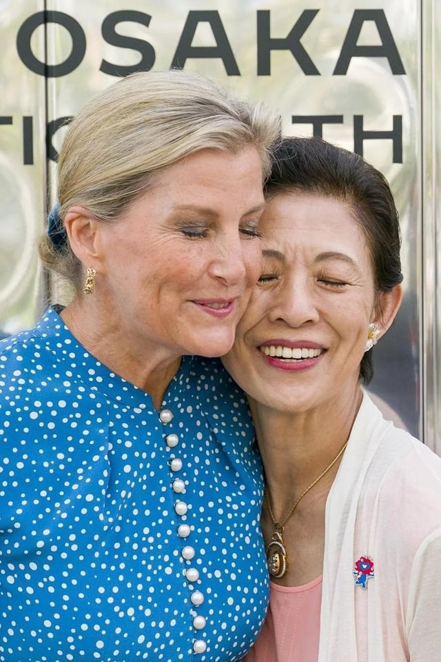 The Duchess of Edinburgh and the Princess Takamado at Expo 2025 in Osaka