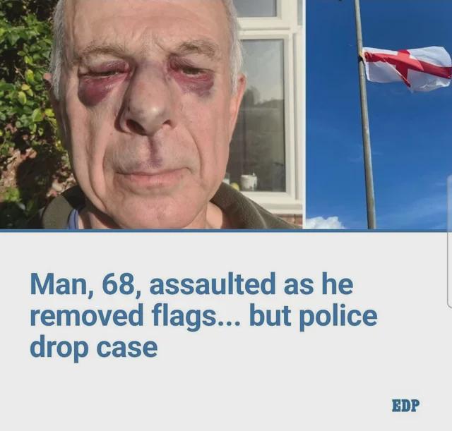 Is this that two tier thing I keep hearing about, 68 year old man battered by Reformers and police are afraid to prosecute.