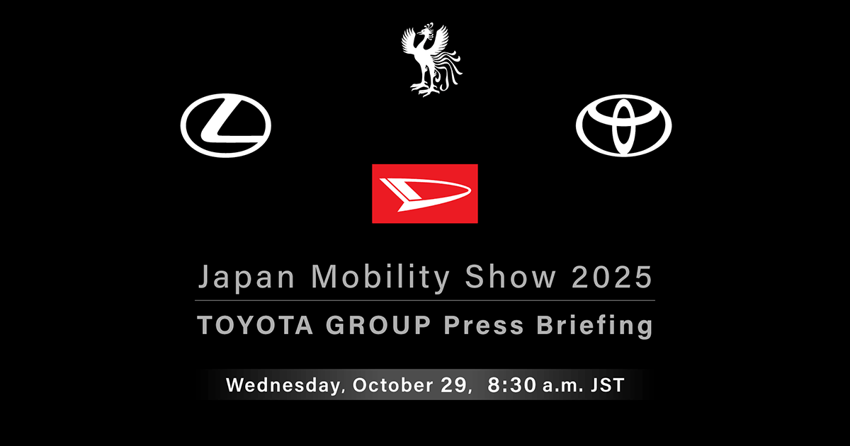 Japan Mobility Show 2025 TOYOTA GROUP Press Briefing | Corporate | Global Newsroom