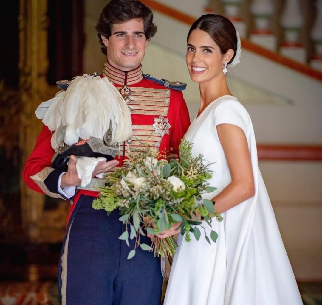 On this day in 2018, Fernando Fitz-James Stuart and Sofía Palazuelo, duke and duchess of Huescar, were married at the Liria Palace in Madrid