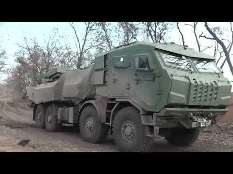 A huge Russian convoy heading directly towards the Ukrainian ambush