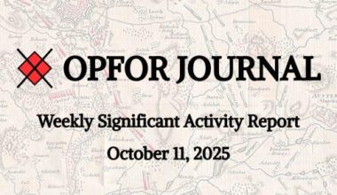 Weekly Significant Activity Report - October 11, 2025