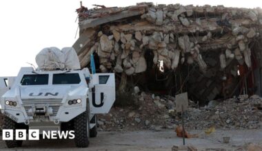 UN peacekeeping force in Lebanon shoots down Israeli drone - BBC News