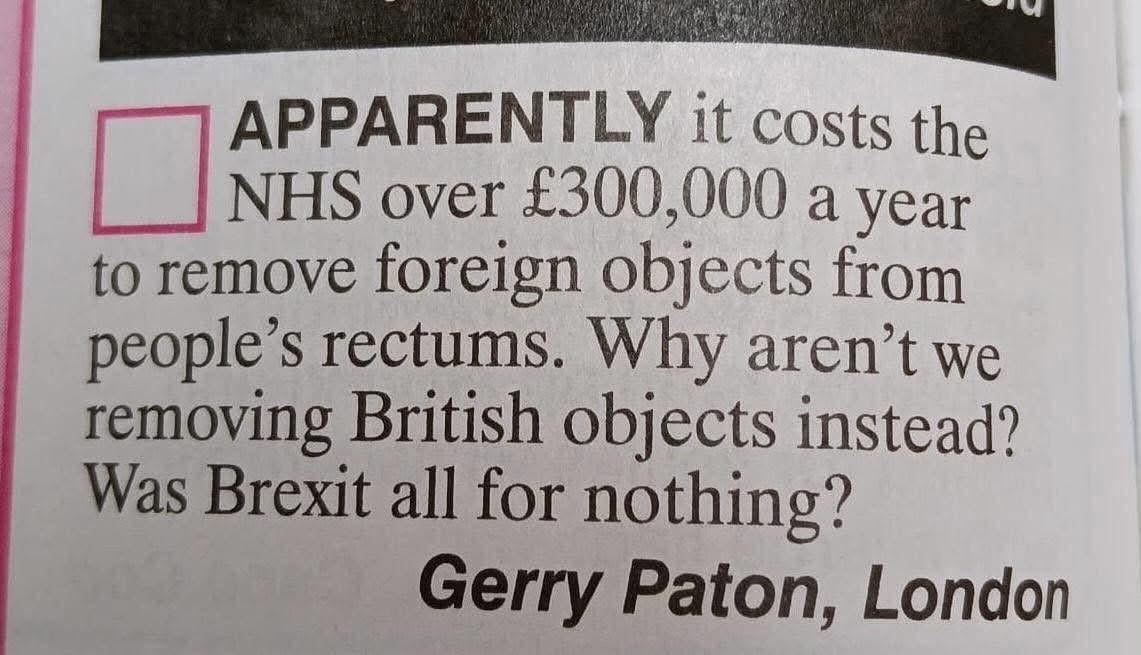 Good point
